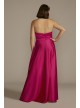 Plus Size V-Notch Strapless Prom Gown Jules and Cleo D24NY22075V1W