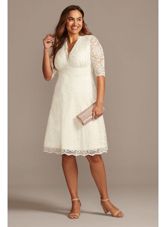 Plus Size Wedding Belle Short Dress Kiyonna DB19150905