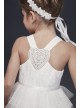 Point dEsprit Flower Girl Dress with Heart Detail  CR1397