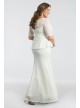 Poised Peplum Plus Size Wedding Gown Kiyonna 19150908