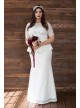 Poised Peplum Plus Size Wedding Gown Kiyonna 19150908