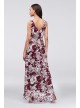 Printed Chiffon Faux-Wrap Bridesmaid Dress  F19748P