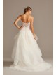 Printed Tulle Wedding Dress with Tiered Skirt  CWG845