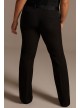 Relaxed Leg Plus Size Suit Pants with Satin Waist  Collection 9WG4002