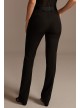 Relaxed Leg Suit Pants with Satin Waistband  WG4002