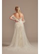 Removable Sleeves Tall Bodysuit Wedding Dress  4XLMBSWG881