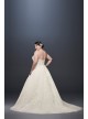 Rose Lace Plus Size Ball Gown Wedding Dress  8CWG803