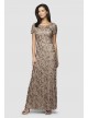 Rosette Lace Cap Sleeve A-Line Gown Alex Evenings 112788