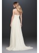 Ruched Bodice Chiffon A-Line Wedding Dress  Collection WG3856