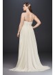 Ruched Bodice Chiffon Plus Size Wedding Dress  Collection 9WG3856