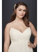 Ruched Bodice Chiffon Plus Size Wedding Dress  Collection 9WG3856