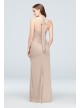 Ruched Mesh Halter Bridesmaid Dress  F19947