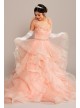 Ruffle Tulle Quince Dress with Convertible Straps Fifteen Roses FR2101