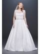 Satin Cap Sleeve Plus Size Ball Gown Wedding Dress  Collection 9WG3900