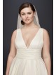 Satin Cummerbund Plus Size Wedding Dress  Collection 9V3848