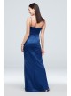 Satin Scoopneck Spaghetti Strap Sheath Dress Xscape 2224X