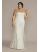 Satin Strapless Mermaid Plus Size Wedding Dress DB Studio BLANKSTRUMPETPLUS