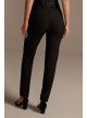 Satin Waistband Fitted Suit Pants  WG4001