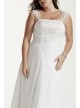 Satin Wedding Dress with Detachable Cap Sleeves  Collection 4XL9NTV9010