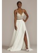 Satin Wedding Separates Full Skirt with Pockets  DS152137