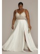 Satin Wedding Separates Plus Size Full Skirt DB Studio 9DS152137