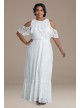 Savannah Lace Cold Shoulder Plus Size Wedding Gown Kiyonna 19210901