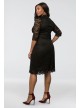 Scalloped Boudoir Lace Plus Size Cocktail Dress Kiyonna 12060902