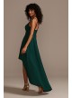 Scalloped Crepe High-Low Spaghetti Strap Dress Speechless C39811DDNE