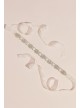 Scalloped Crystal and Pearl Flower Girl Sash  BLT9280FG