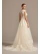 Scalloped Lace and Tulle Petite Wedding Dress  Collection 7WG3850