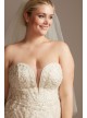 Scroll and Lace Mermaid Tall Plus Wedding Dress  4XL8CWG878