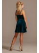 Seamed Velvet Fit and Flare Mini Dress Speechless D78632DC99