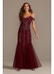 Sequin Embellished Cold Shoulder Dress with Godets  WGINSLD2551