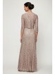 Sequin Lace A-Line Dress and Open Front Jacket  1122012