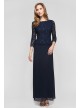 Sequin Lace and Chiffon Mock Two-Piece Gown Alex Evenings 112318