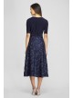 Sequin Lace and Jersey Fit-and-Flare Party Dress Alex Evenings 1121465