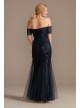 Sequin Off the Shoulder Sheath Dress  D40NY007