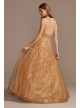 Sequin Spaghetti Strap Low Back Ball Gown Glamour by Terani 2011P1477