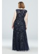 Sequin and Soutache Mermaid Dress with Godets Alex Evenings 84177371