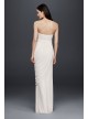 Sheath Wedding Dress with Beading and Side Drape DB Studio SDWG0417