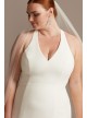 Sheer Back Plus Size Wedding Dress with Lace Train  Collection 9WG3989