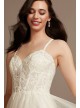 Sheer Boned Bodice Tulle Tall Wedding Dress DB Studio 4XLWG4036