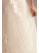 Shirred Embroidered Poem Plus Size Wedding Dress Melissa Sweet 8MS251203