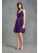 Short Chiffon Bridesmaid Dress with Cascade Skirt  VW360399