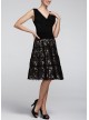 Short Jersey Dress with Full Lace Skirt SLNY 117301