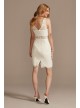 Short Lace Sheath Dress with Illusion Details DB Studio WBM2596