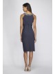 Short Ruched Halter Sheath Dress with Keyhole Alex Evenings 134165