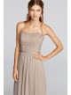 Short Scalloped Strapless Lace Mesh Dress  F18094