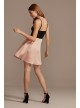 Short Scuba Crepe and Satin Fit-and-Flare Dress Speechless D79284QB4