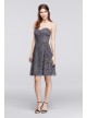 Short Sweetheart Neckline Bridesmaid Dress  F19217